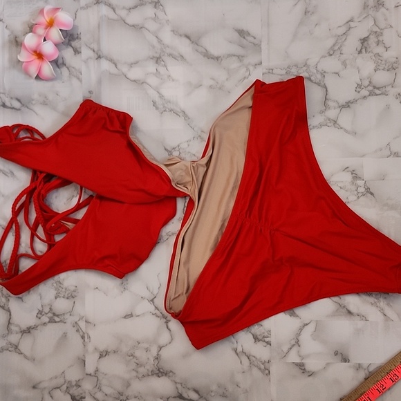 Shade & Shore Women's Braided Monokini size large - Picture 16 of 16